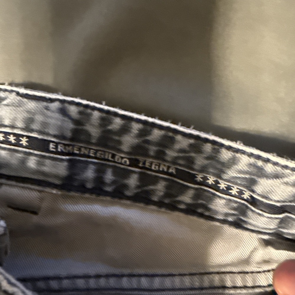 Ermenegildo Zegna Denim Jeans For Men Sz 38x30 Made In Italy Distressed - Picture 9 of 13